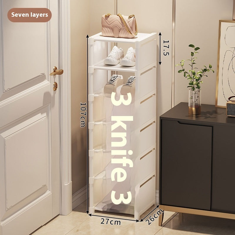 Simple Multi-Layer Shoe Rack Space-Saving Doorway Storage Shelf