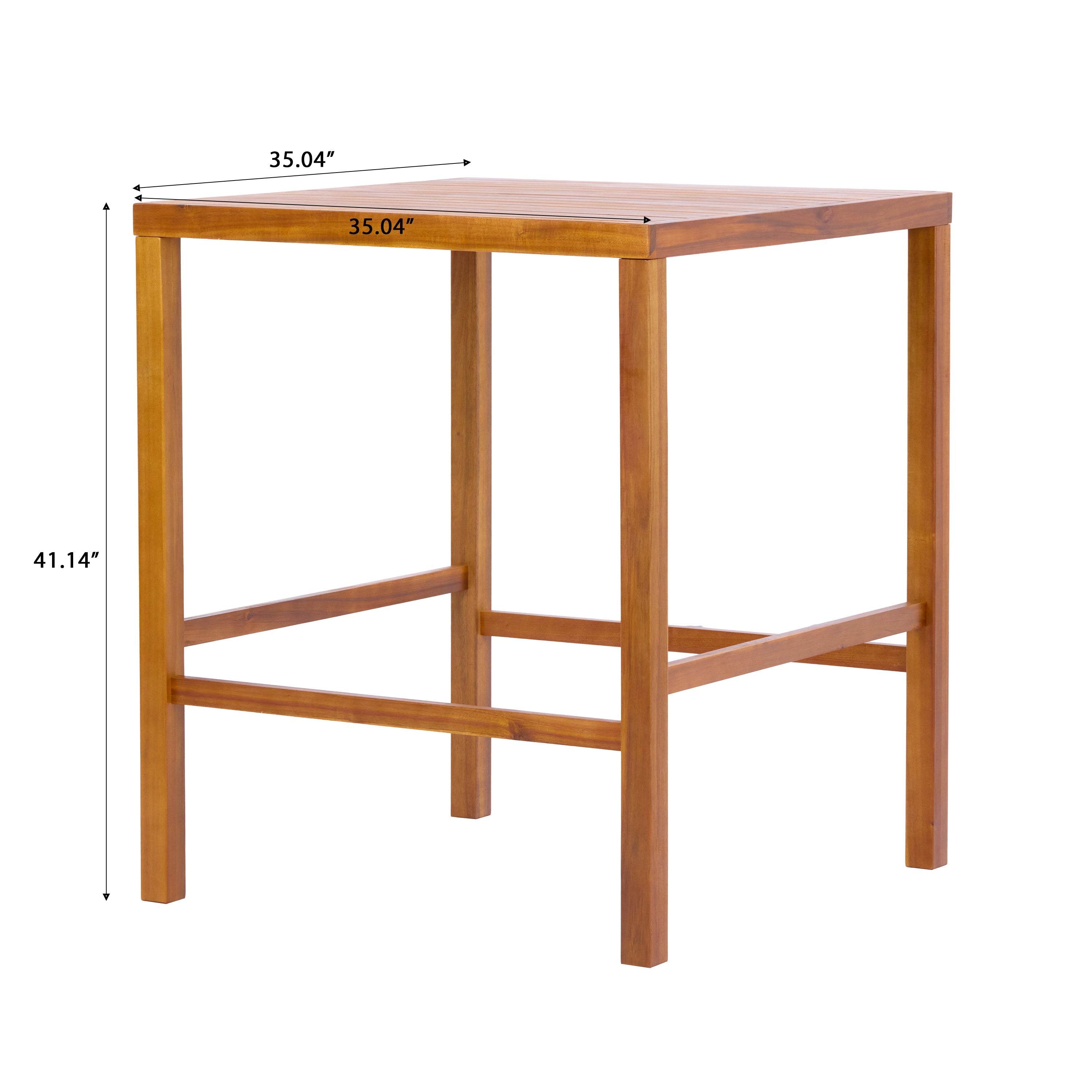 30.5 Inch Outdoor Acacia Wood Patio Furniture Set