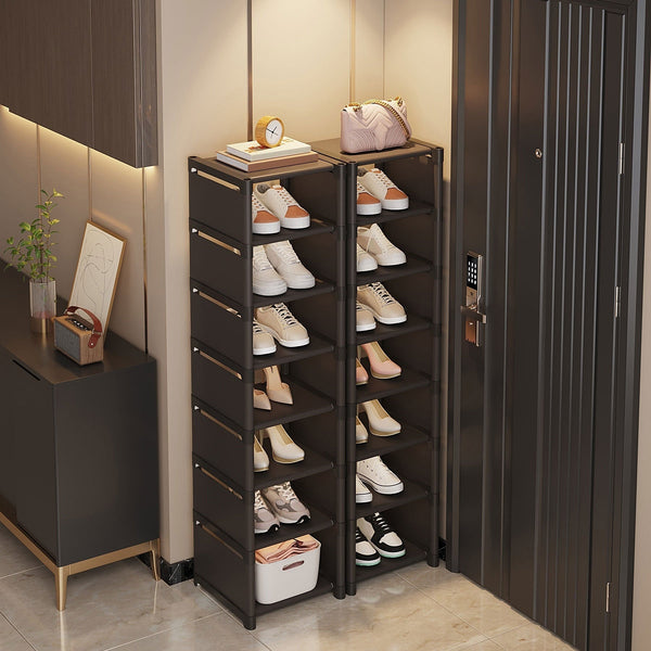 Simple Multi-Layer Shoe Rack Space-Saving Doorway Storage Shelf