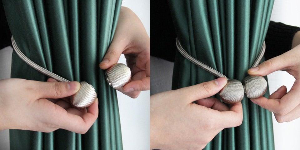 Magnetic Curtain Tieback Decorative Holder Clip Home Accessories