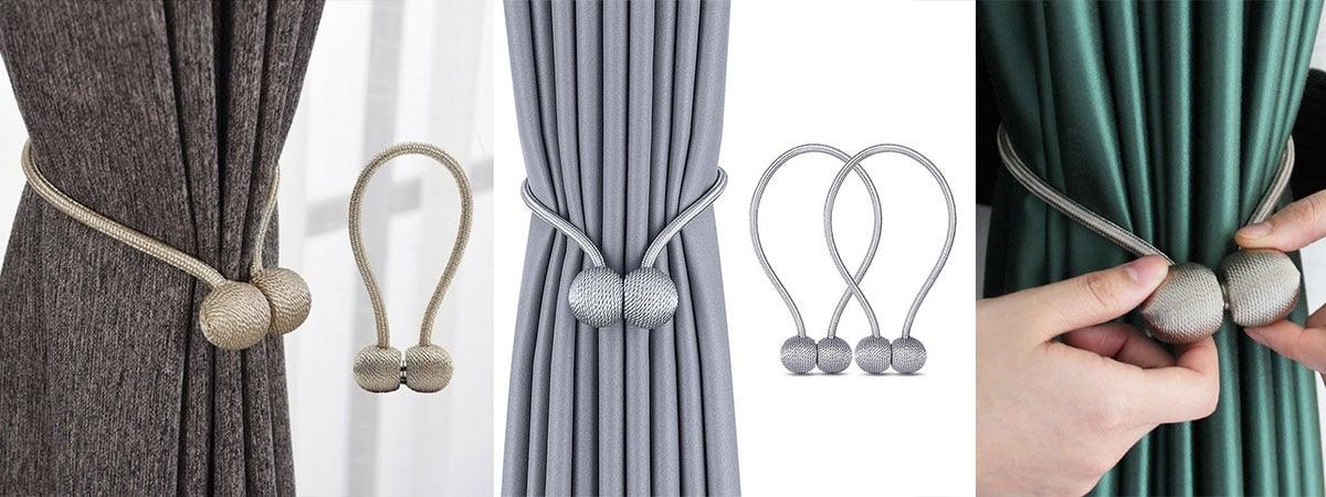 Magnetic Curtain Tieback Decorative Holder Clip Home Accessories