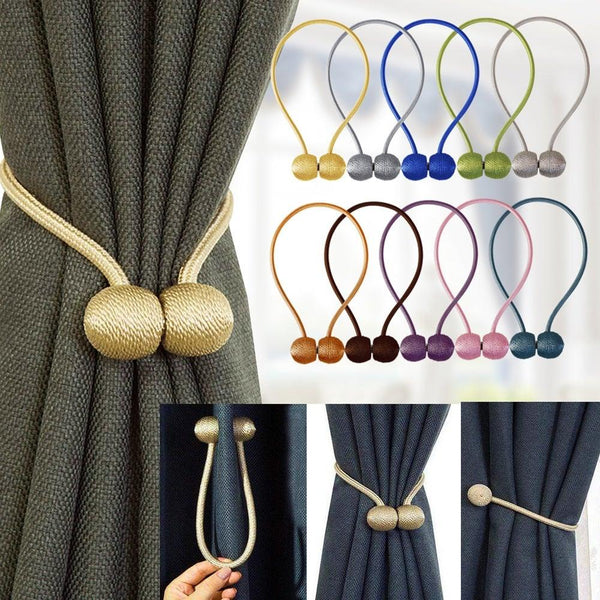 Magnetic Curtain Tieback Decorative Holder Clip Home Accessories