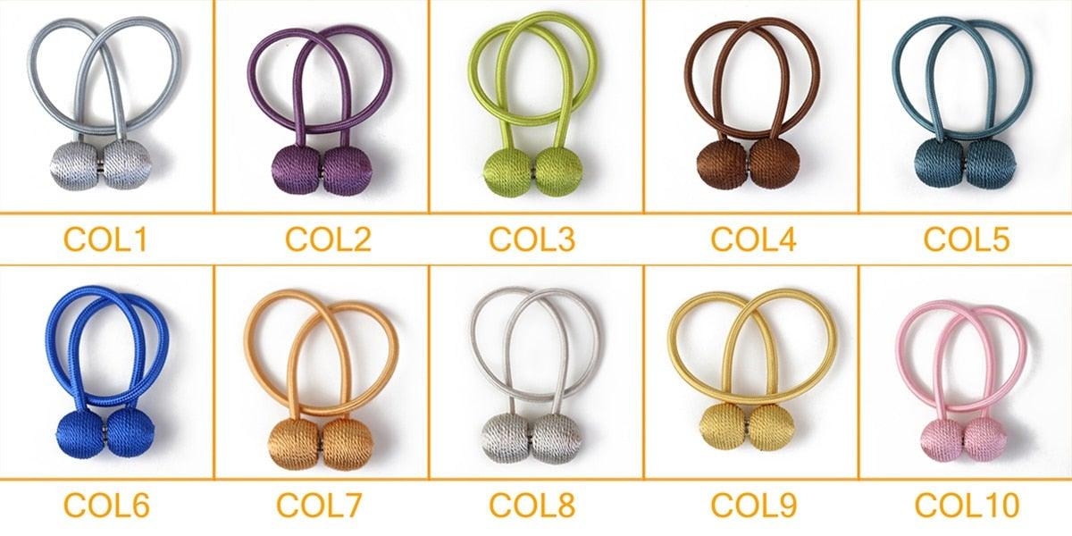 Magnetic Curtain Tieback Decorative Holder Clip Home Accessories