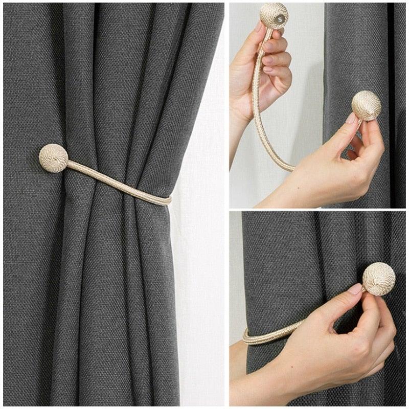 Magnetic Curtain Tieback Decorative Holder Clip Home Accessories