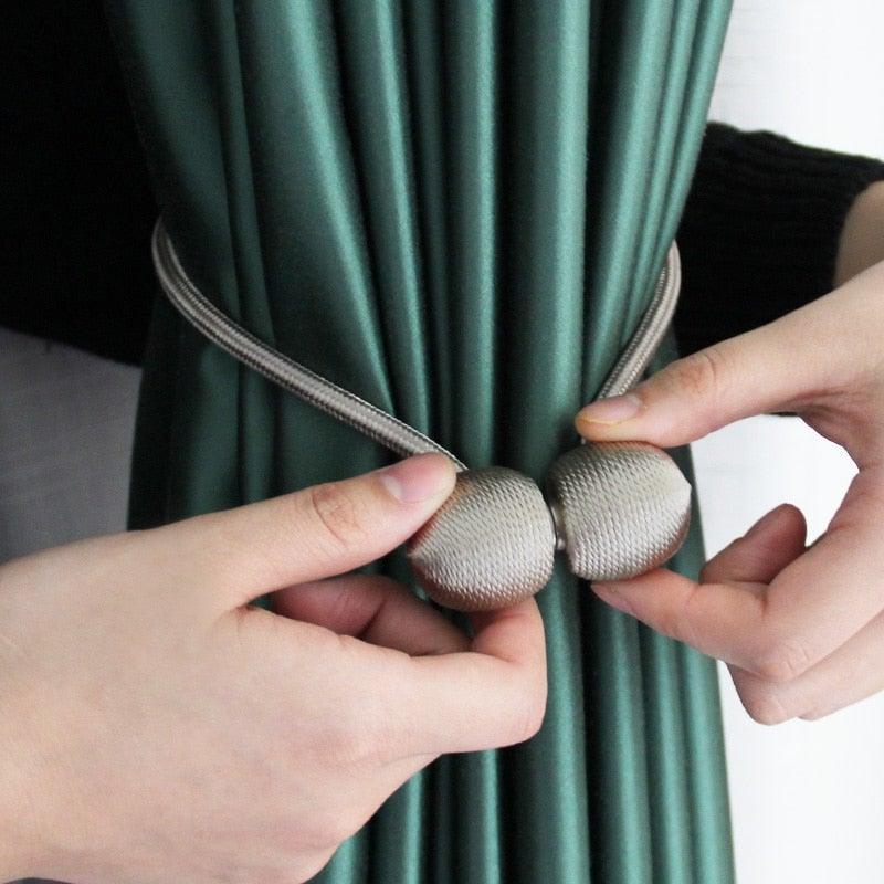 Magnetic Curtain Tieback Decorative Holder Clip Home Accessories