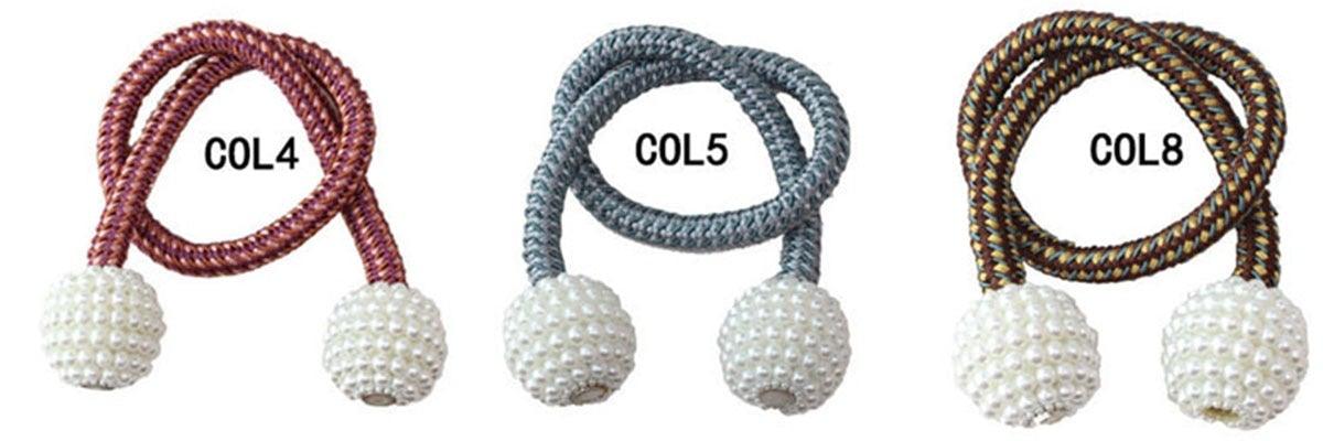 Pearl Magnetic Curtain Tieback Clips Elegant Window Accessories Decor