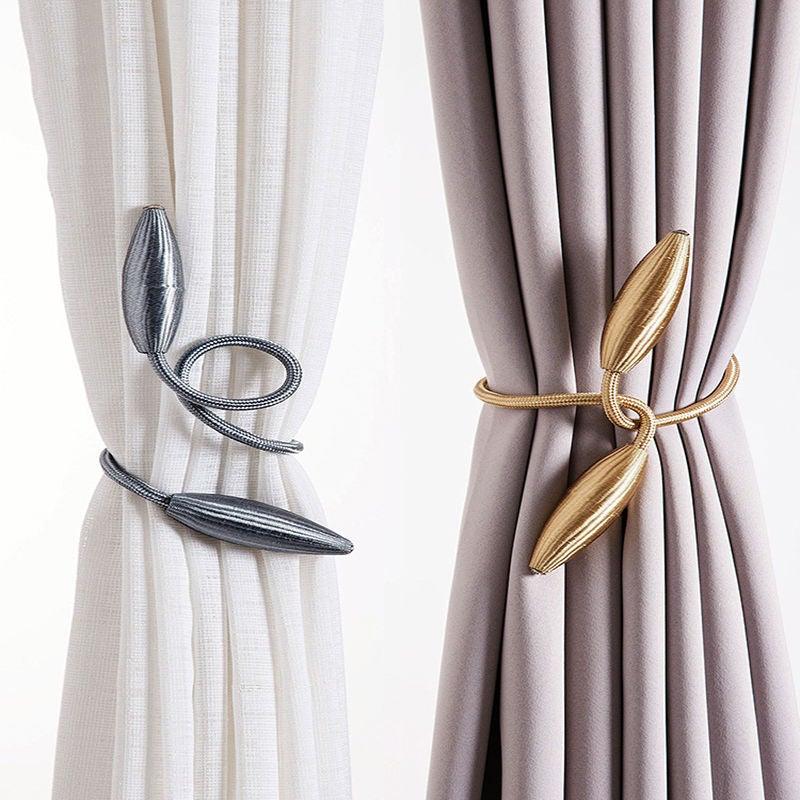 Elegant Polyester Curtain Tieback Holder Clips Window Decor Accessories