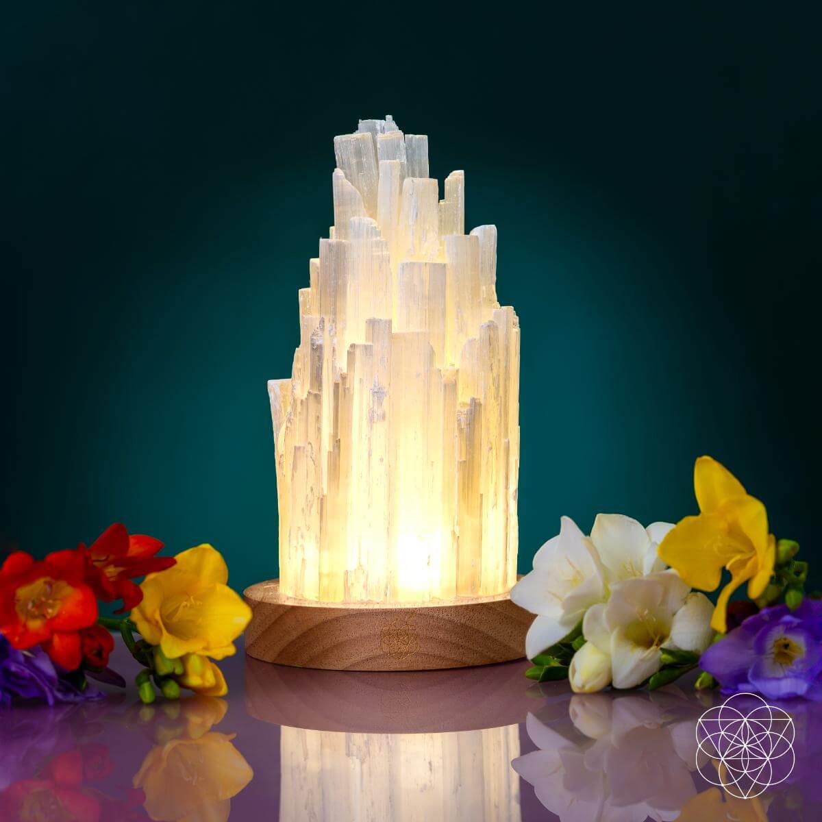 Cleanse-All Selenite Lamp 2-Pound Crystal Decorative Light