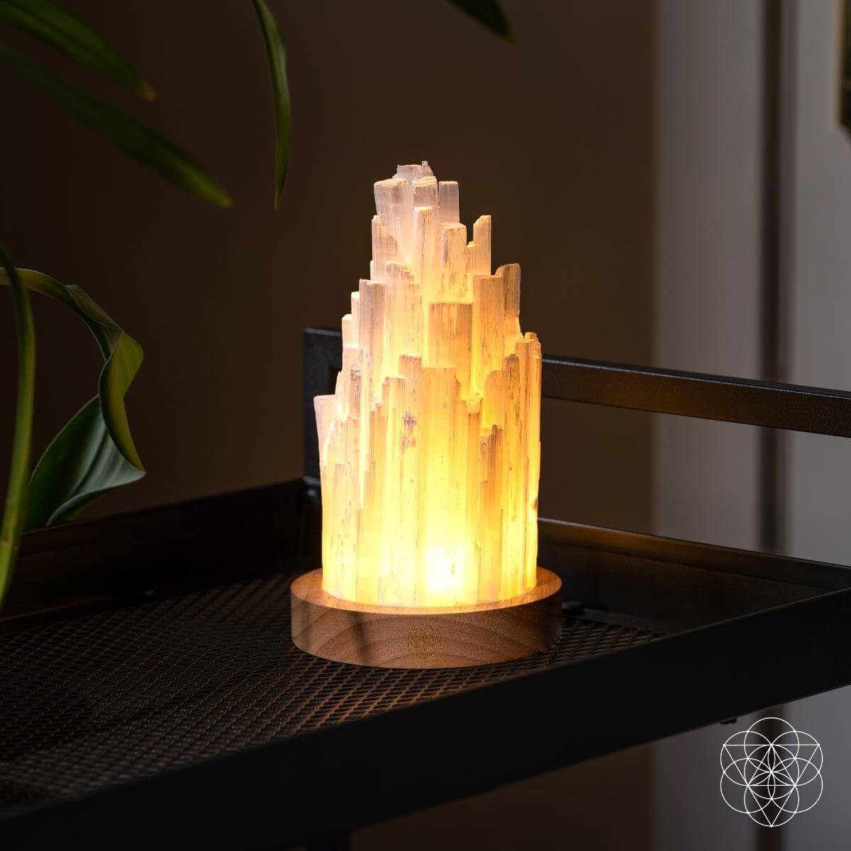 Cleanse-All Selenite Lamp 2-Pound Crystal Decorative Light